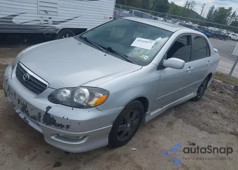 2006 Toyota Corolla S из США, поврежденный, VIN 1NXBR30EX6Z582357